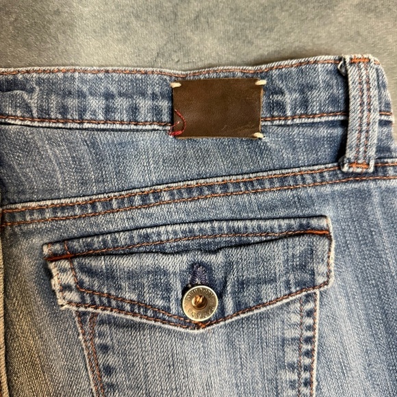 Banana Republic Jeans Women Size 26 Skinny Vintage Low Rise Blue Denim 28X25 - Picture 4 of 16